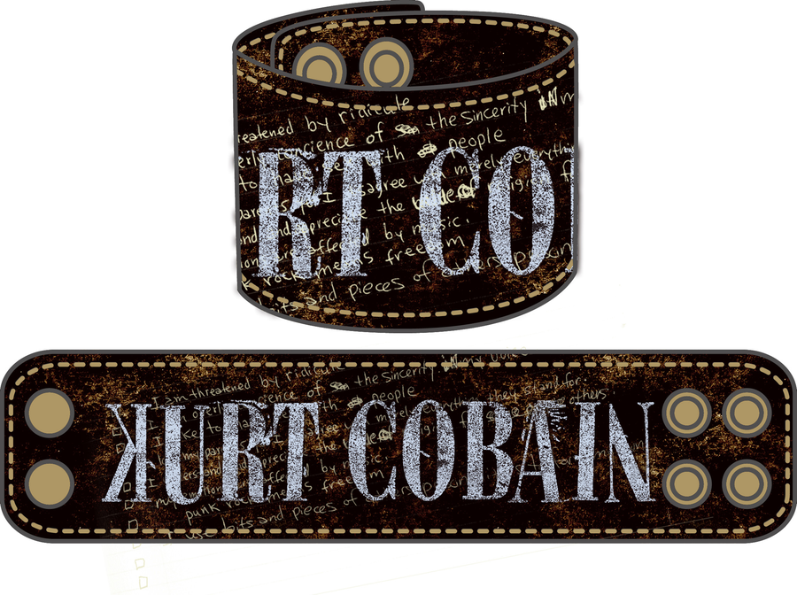NIRVANA Kurt Cobain Wrist Cuff