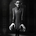 Nosferatu Toony Terrors Count Orlok Silver Screen Edition 6″ Figure
