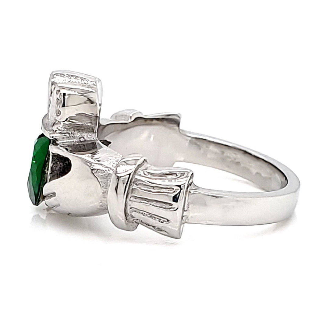 Heralds Lore Claddagh Emerald Ring