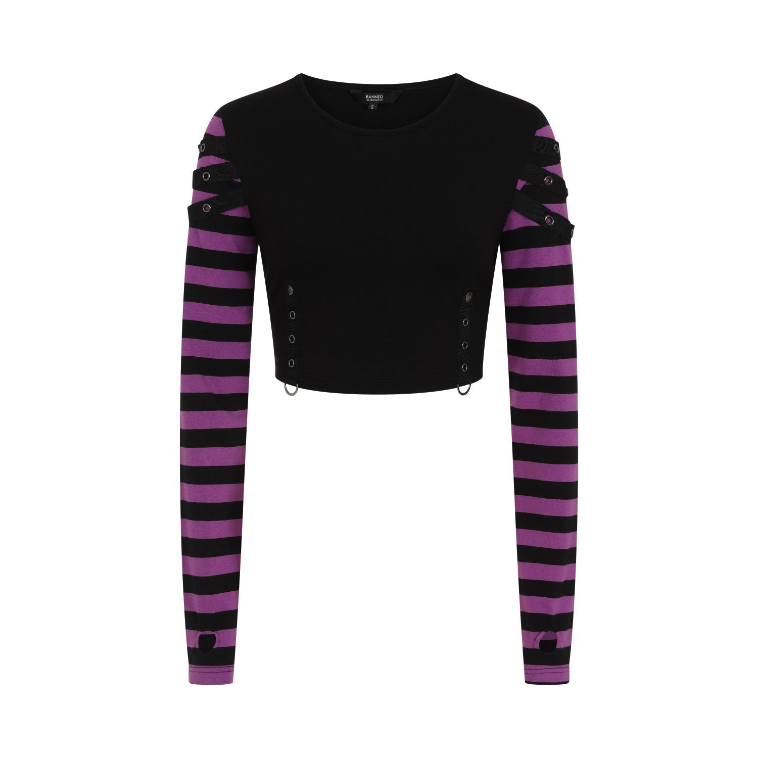 Lycoris Purple Stripe Top