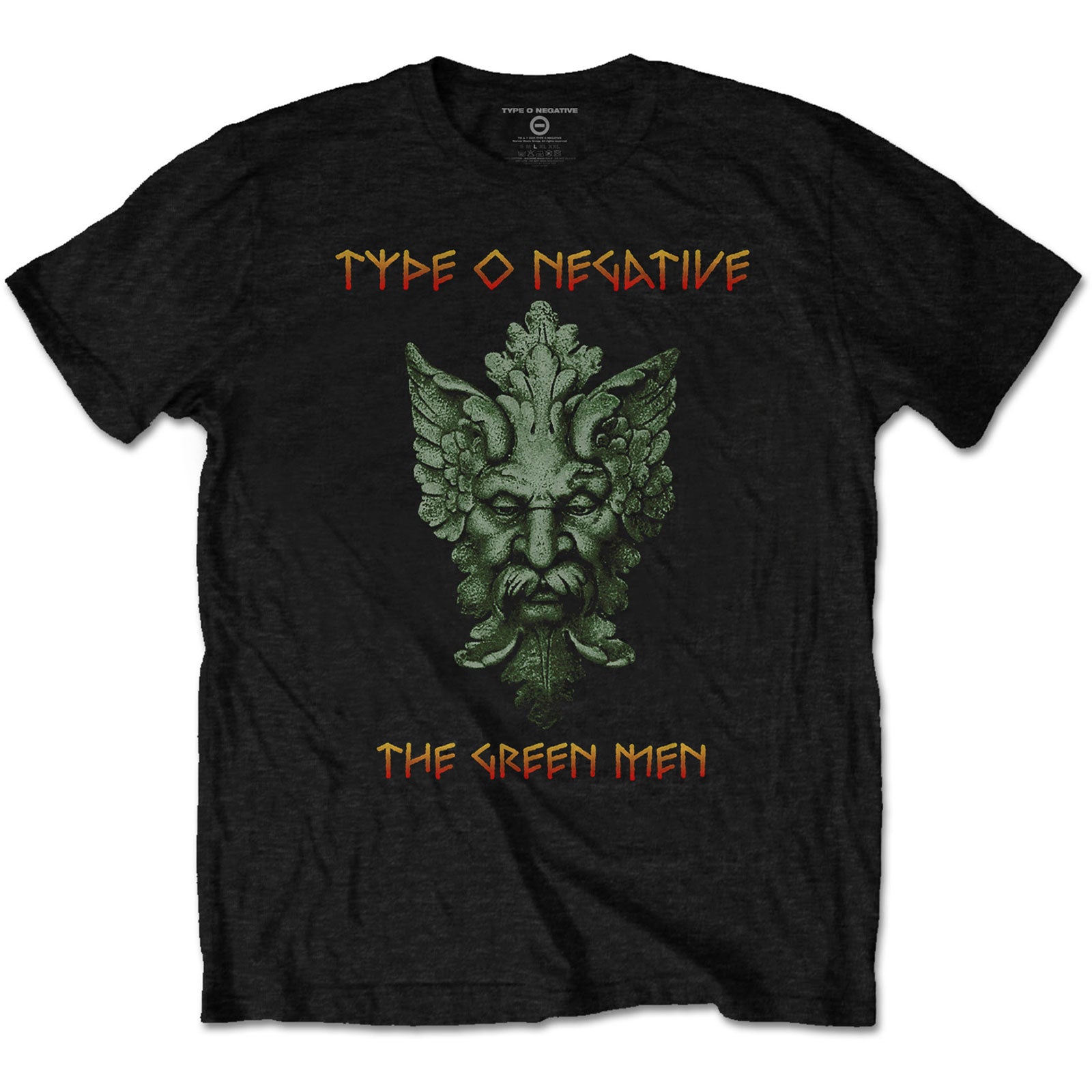 TYPE O NEGATIVE Green Men Tee (Backprint)