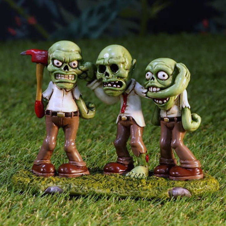 See No, Hear No Speak No Evil Team Wise Zombies Figurines
