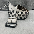 Arsenic Rustic Grunge Studded Leather  Belt