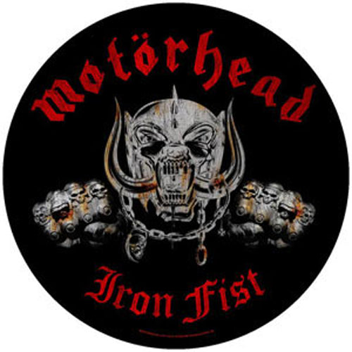 MOTORHEAD Iron Fist Back Patch