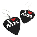 I Love Bats Earrings