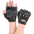 Gloves Leather Fingerless