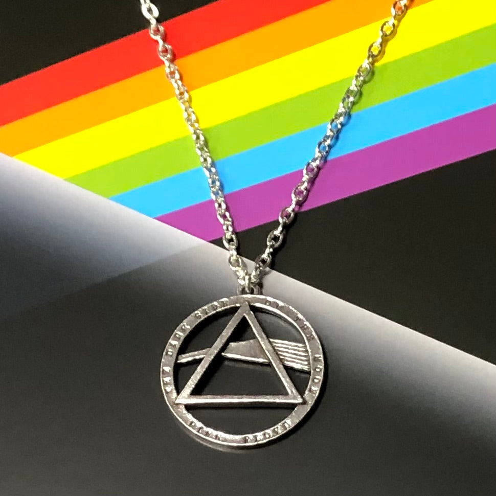 PINK FLOYD (DSOTM) Rock Merch Pendant Necklace
