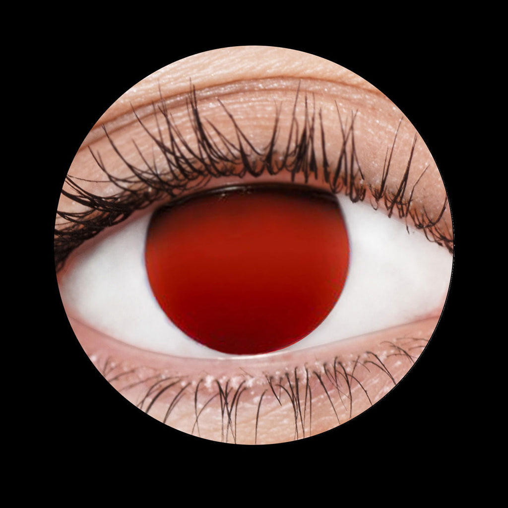 Blind Red Contact Lenses