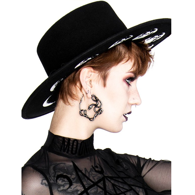 Snake Entwined Hoop Earrings