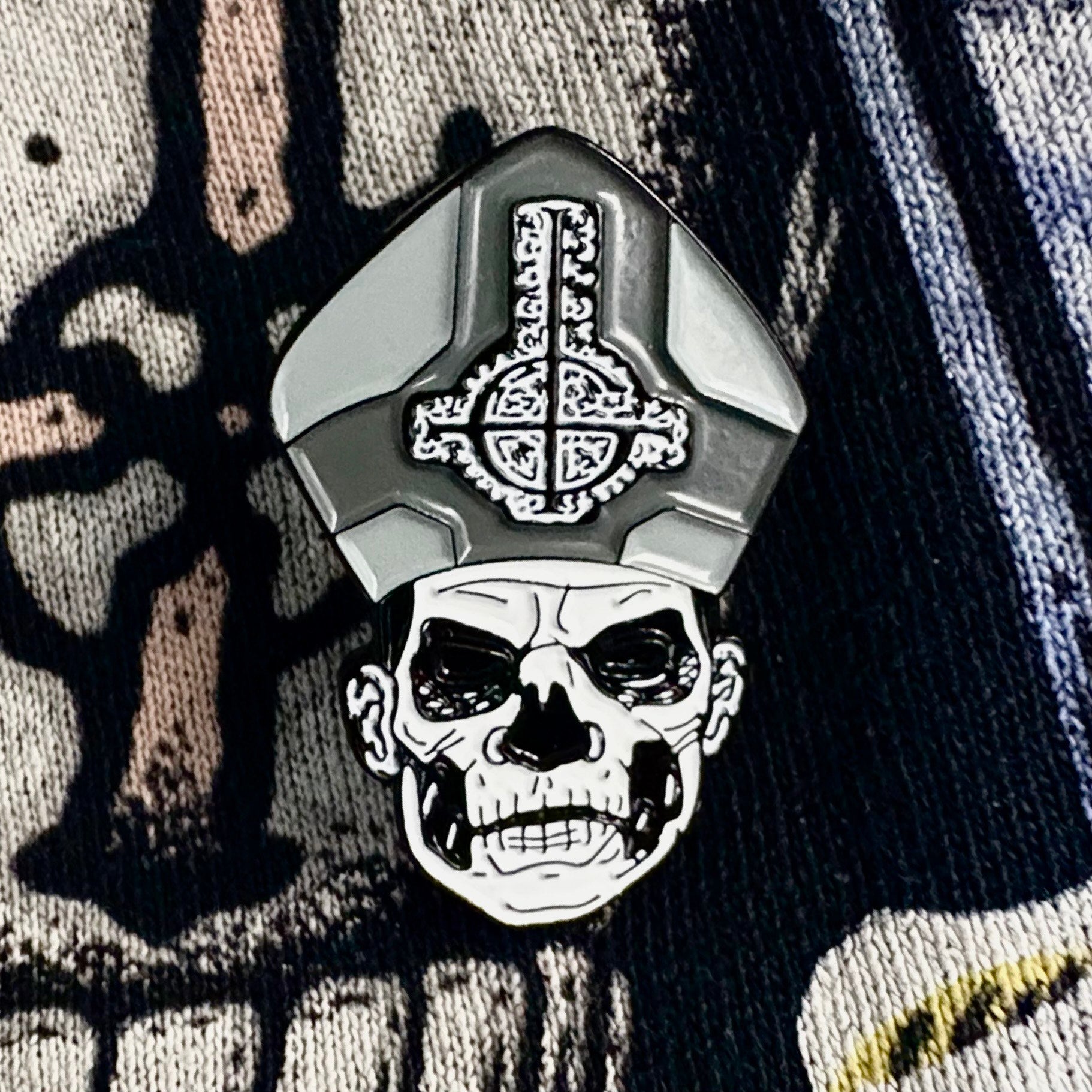 GHOST Papa Enamel Pin
