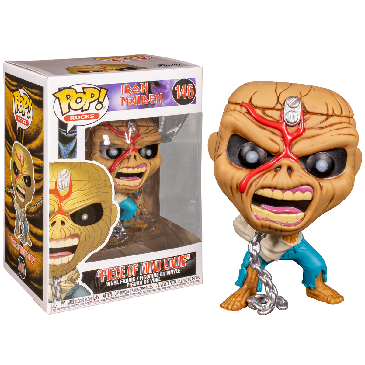 Eddie IRON MAIDEN Piece Of Mind Pop!