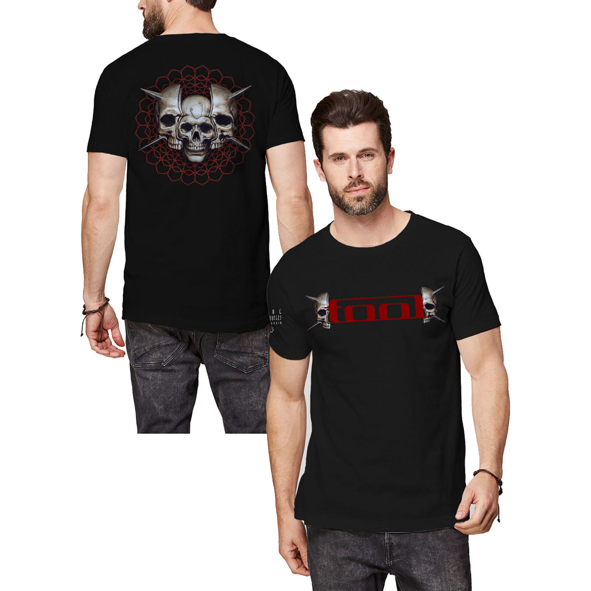 TOOL Skull Spikes Tee