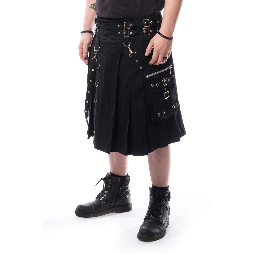 Utility Kilt Black