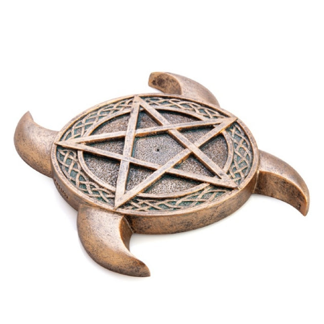 Gilded Intention Pentagram Incense Holder