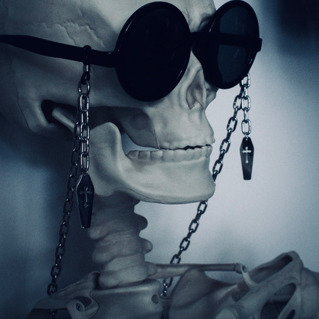 Grave Intentions Coffin Glasses Chain