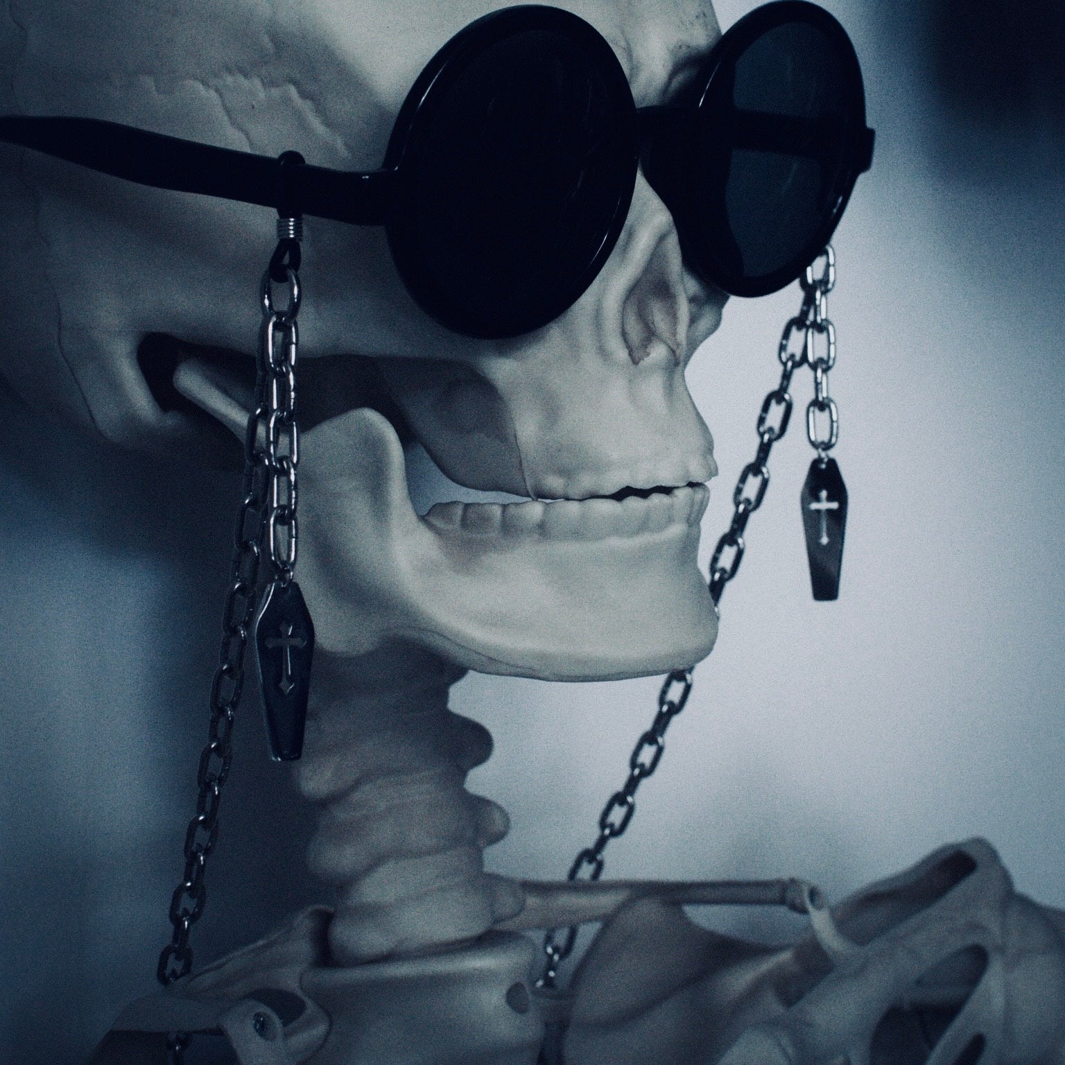 Grave Intentions Coffin Glasses Chain
