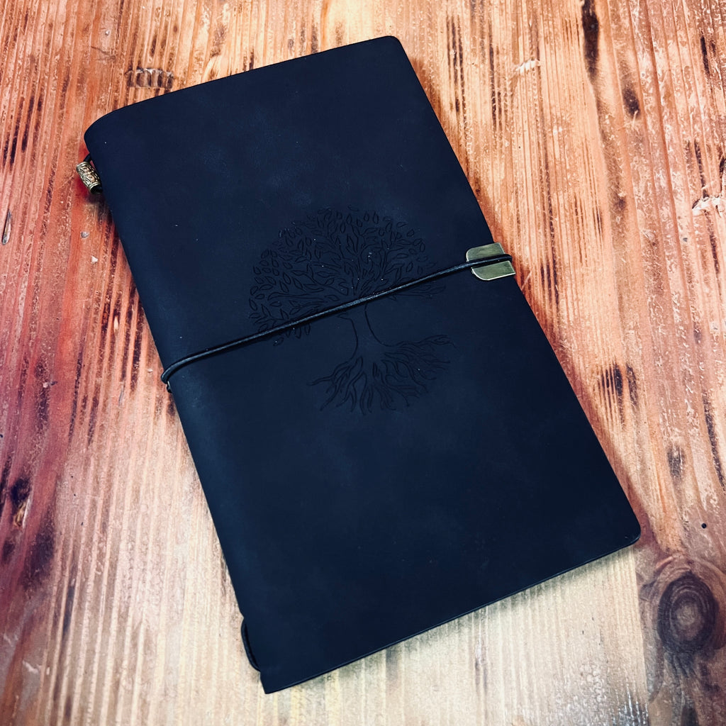 Ancestral Legacy Leather Journal - Noir