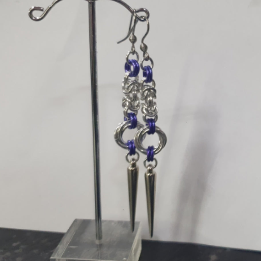 Mobius Spike Earrings