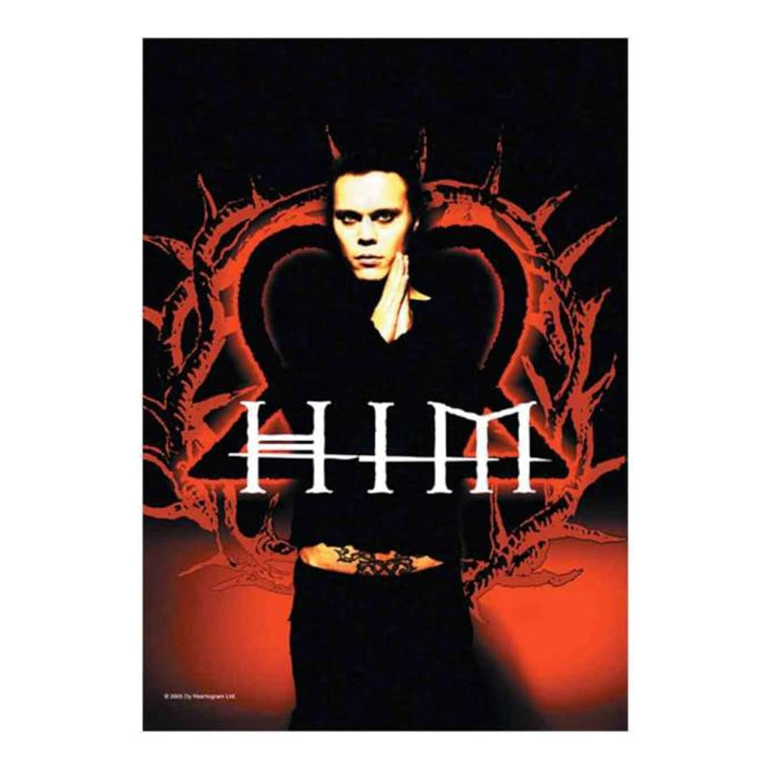 HIM Ville Valo Heartagram Wall Flag