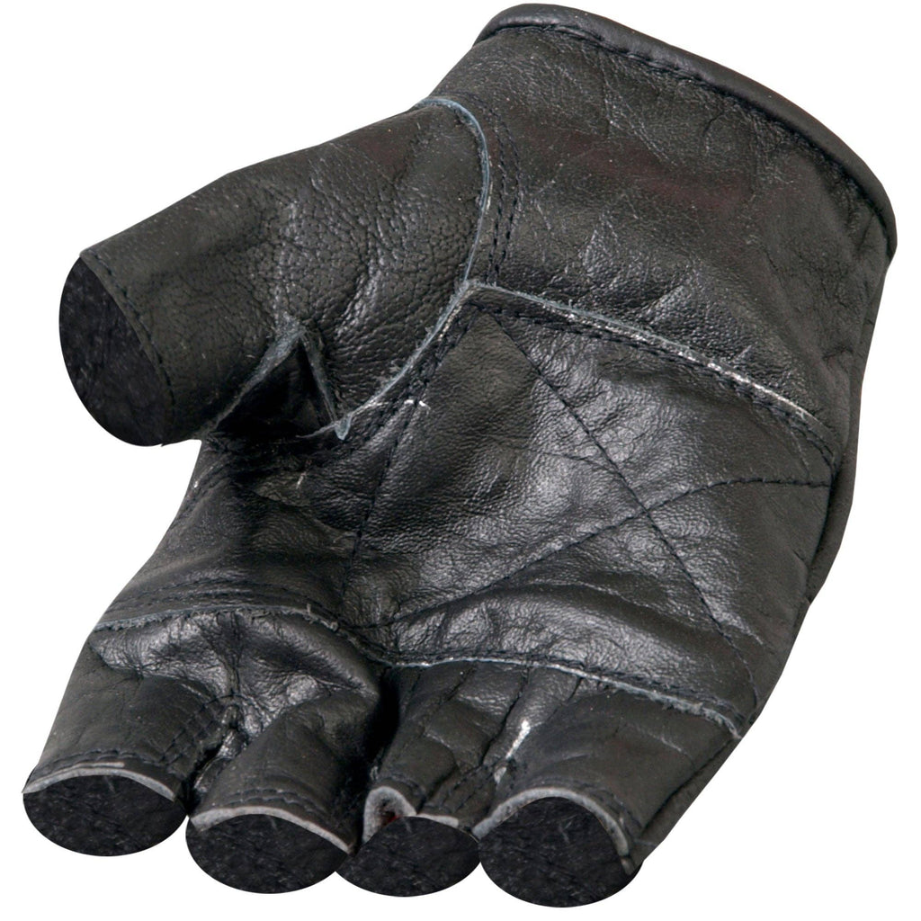 Leather Raider Fingerless Gloves
