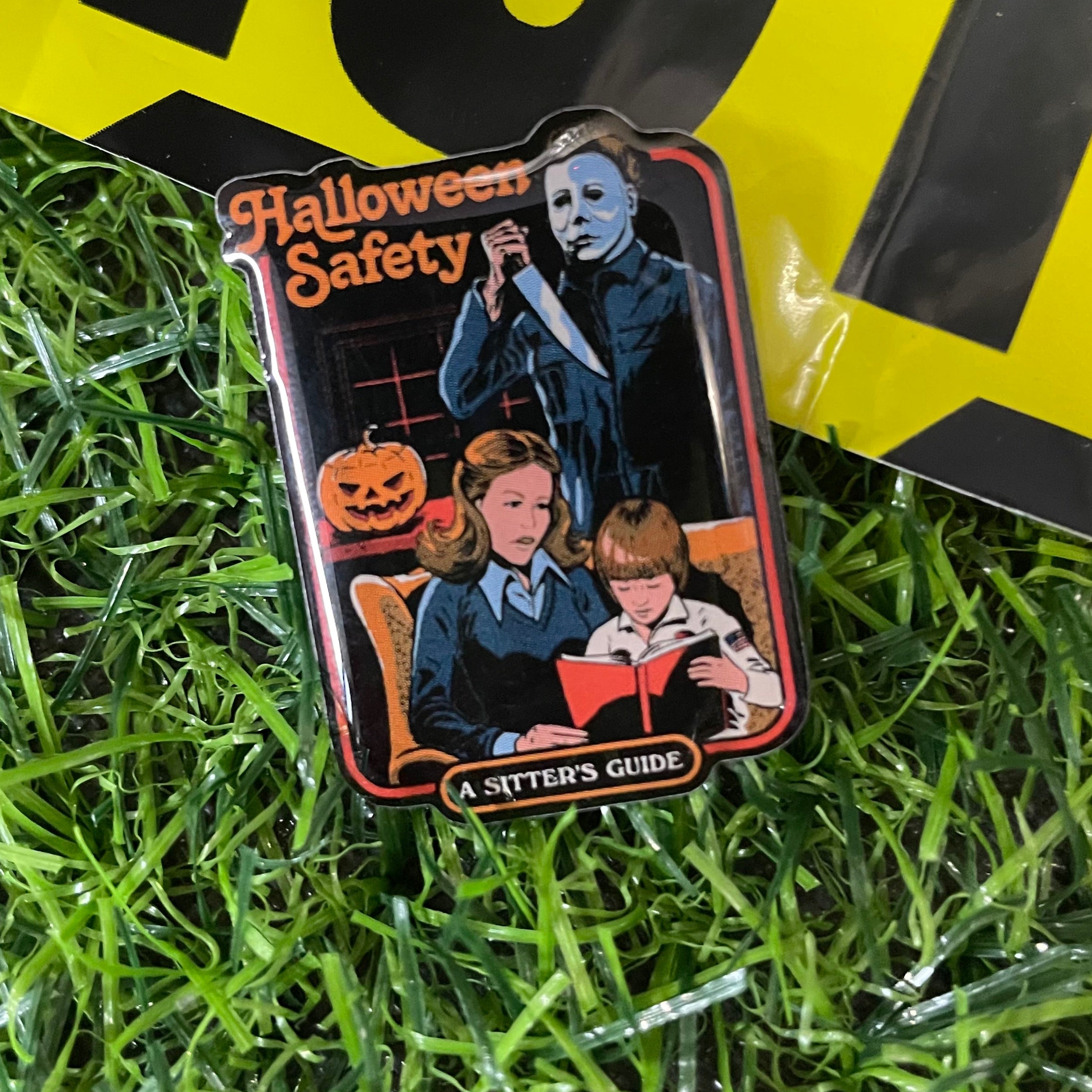 Halloween Michael Myers Safety Enamel Pin