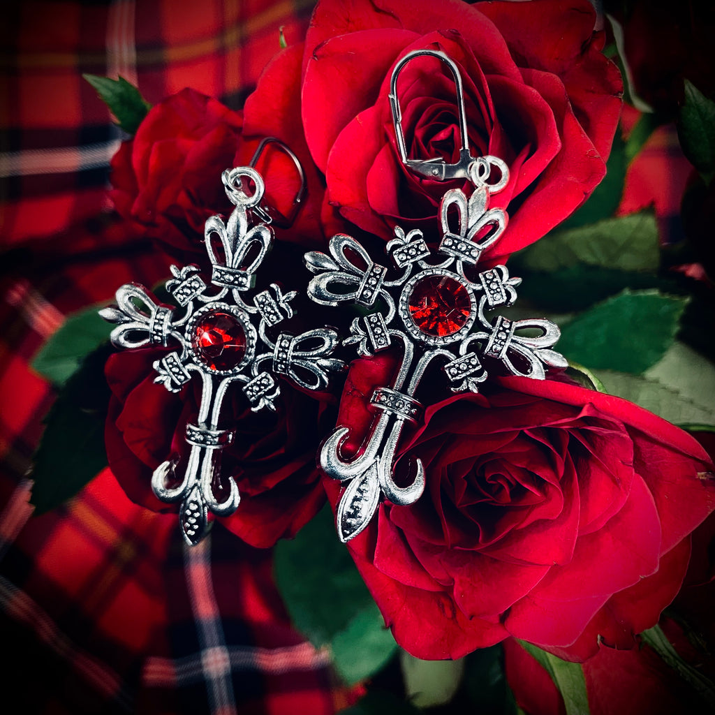 Vinalia Cross Earrings