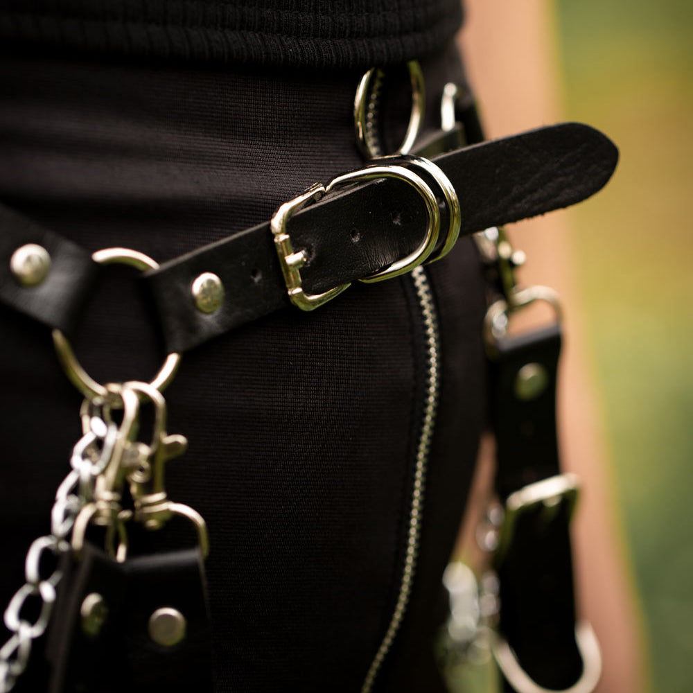 Black Magick Waist Belt Leg Harness