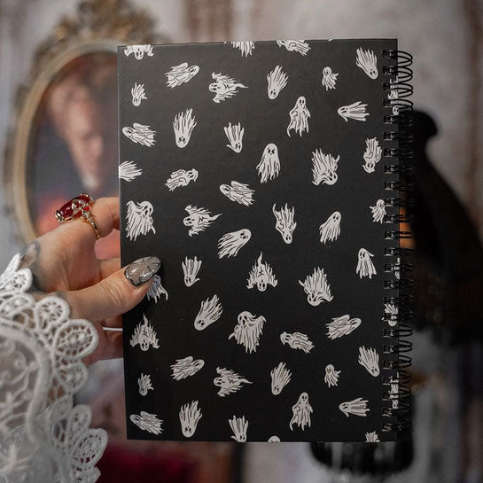Ghost Haunting Spiral Notebook