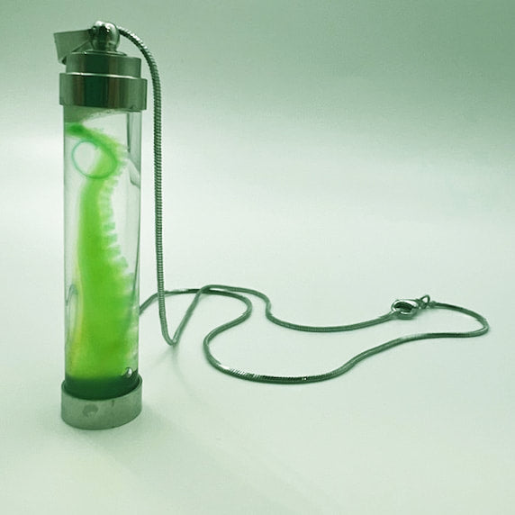 Depths Octopus Tentacle Diaphonised Wet Specimen Necklace
