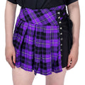 Hybrid Skirt Purple Check/Black