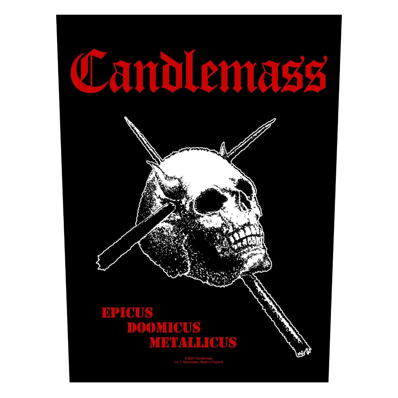 CANDLEMASS Epicus Doomicus Metallicus Back Patch