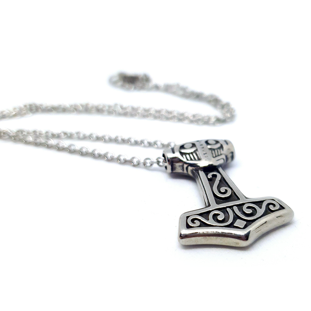 Mjölnir Two In Two Chainmaille Weave Necklace