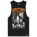 Graveyard Gang Tee Tank- Orange