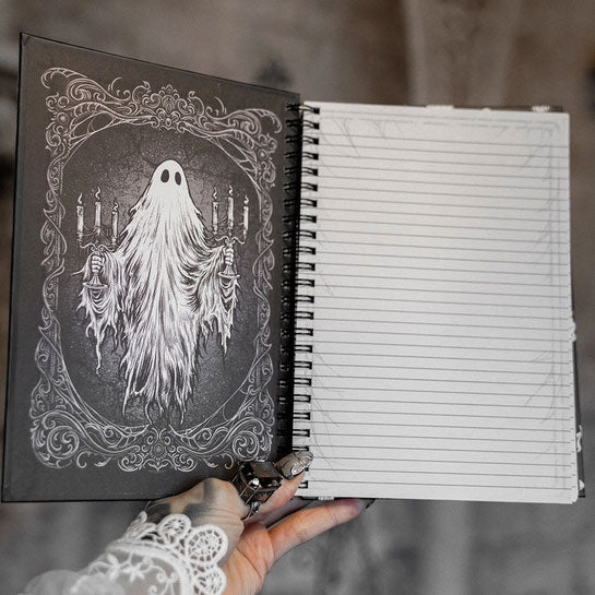 Ghost Haunting Spiral Notebook