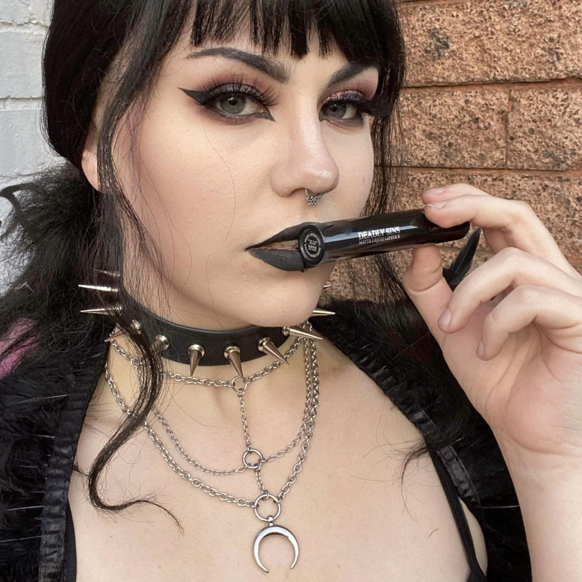 Salem Matte Black Liquid Lipstick