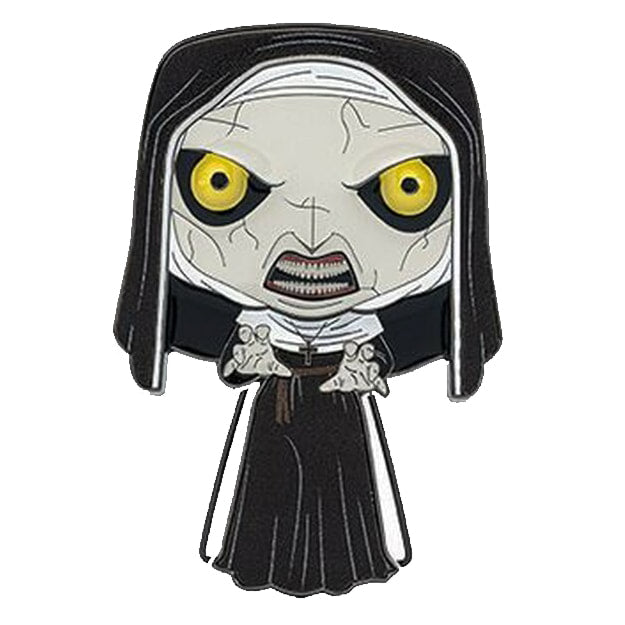 Horror Classics The (Demonic) Nun Megascale Enamel Pin