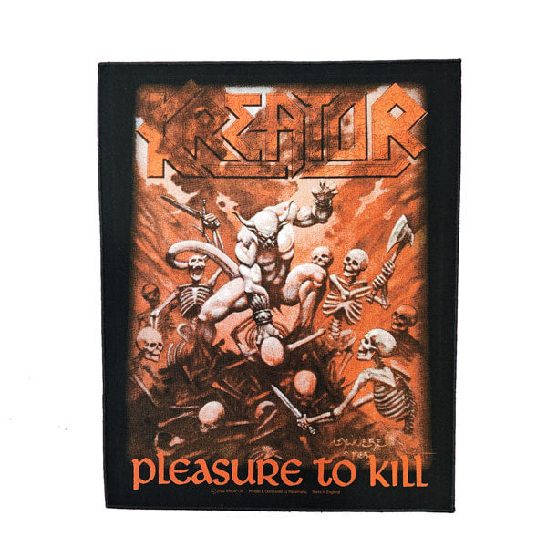 KREATOR Pleasure To Kill Back Patch