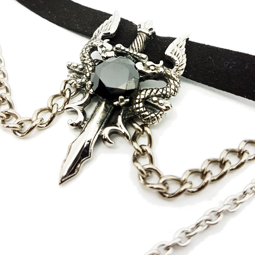 Dragon Royale Vegan Leather Choker