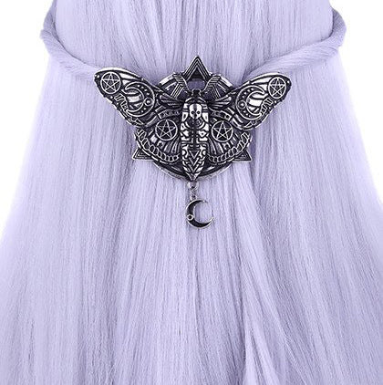 Moon Moth Hair Barrett Clip