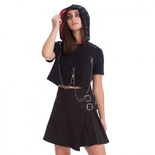 Dull Moon Strapped Skirt