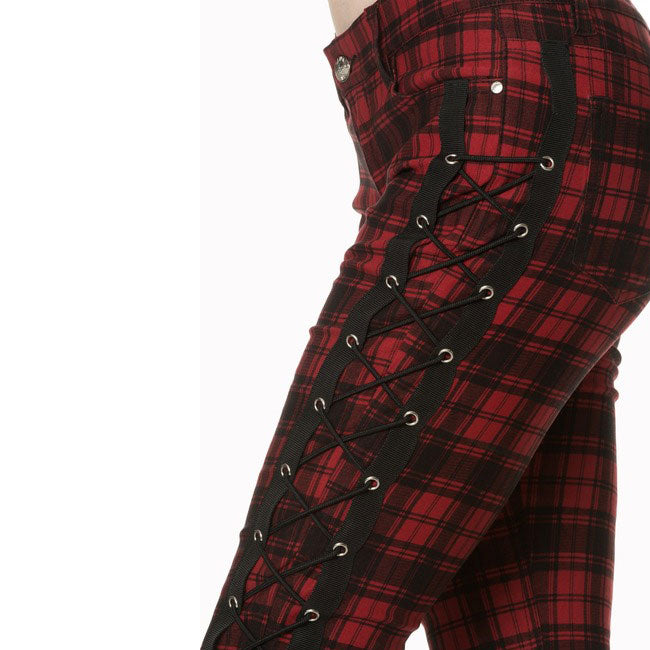 Escaping Darkness Tartan Pants