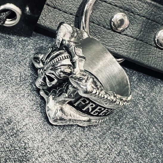 Freedom Or Death Stainless Steel Ring