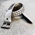 Panic Stations Leather Spike Belt