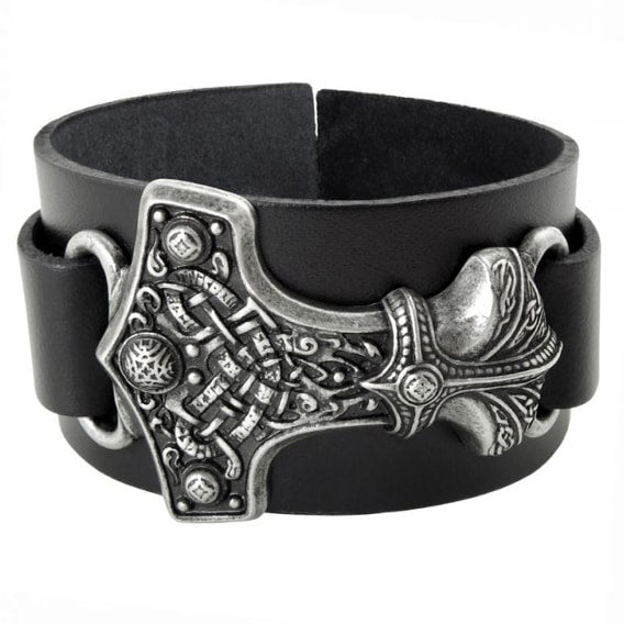 Thunder Hammer Wrist Cuff By Alchemy