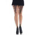 Coraline's Button Zombie Stitch Cuban Heel Tights