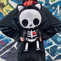 Skele Kitty Plushy Cat Backpack