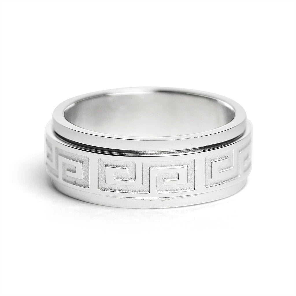 Meandros Lights Spinner Ring