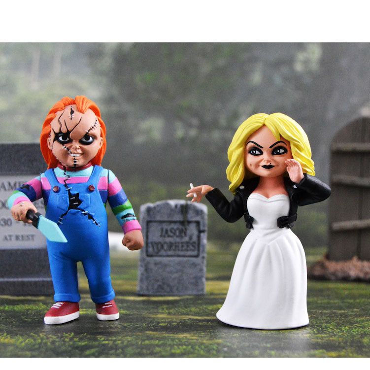 Chucky & Tiffany Toony Terrors Child's Play Figures 6"