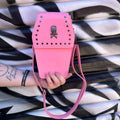Bubblegum Death Studded Crossbody Bag