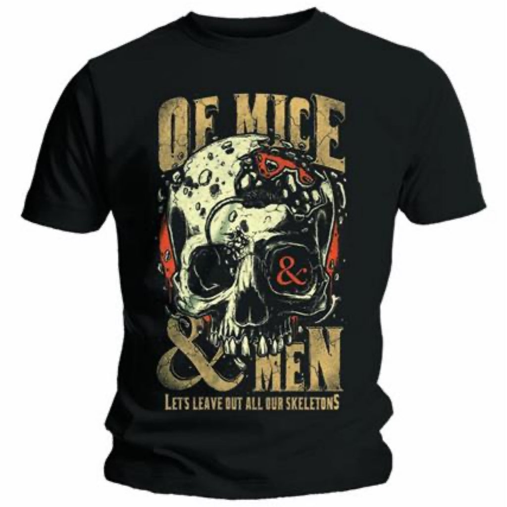 OF MICE OF MEN (OM&M) Leave Skeletons Tee